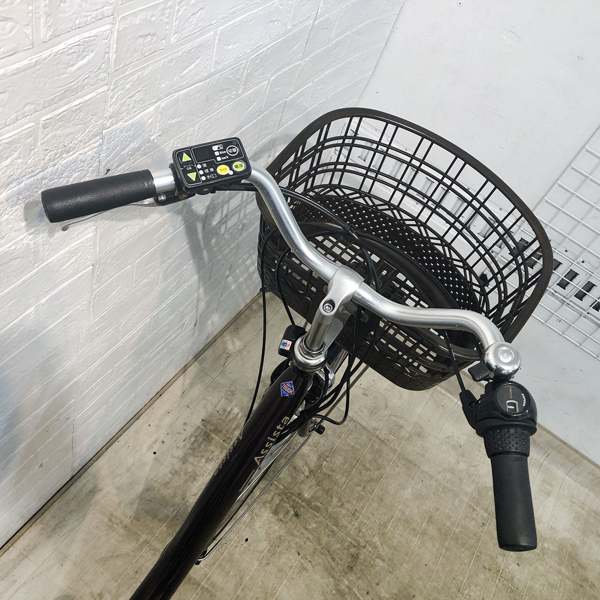 中古電動自転車 ブリヂストン アシスタ DX ブラウン 26インチ YE096