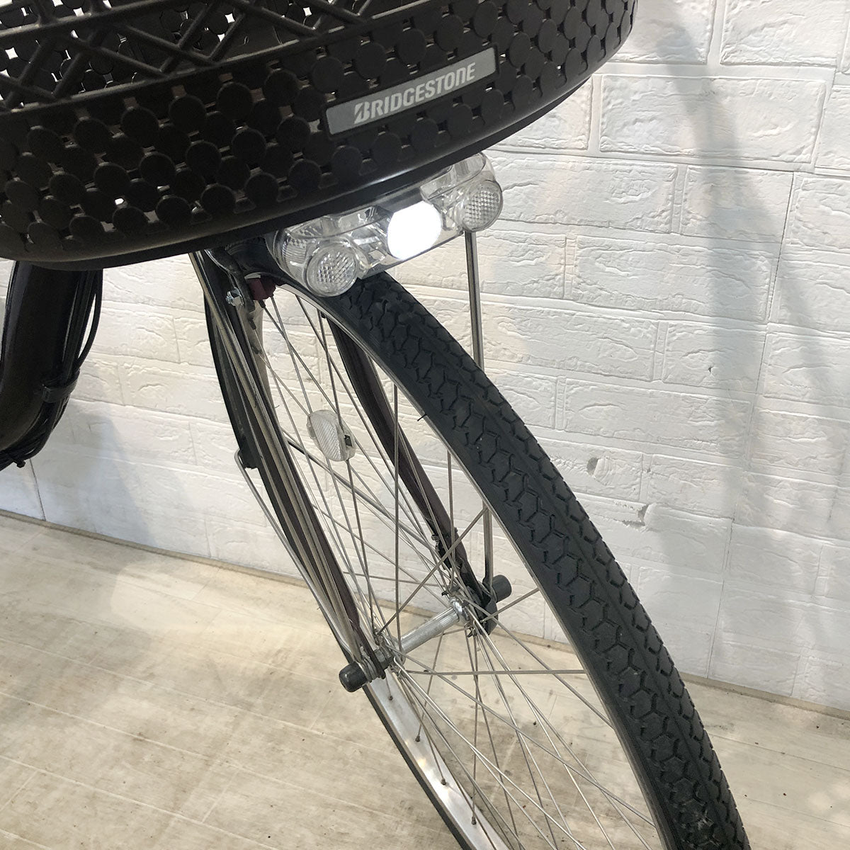 中古電動自転車 ブリヂストン アシスタ DX ブラウン 26インチ YE096