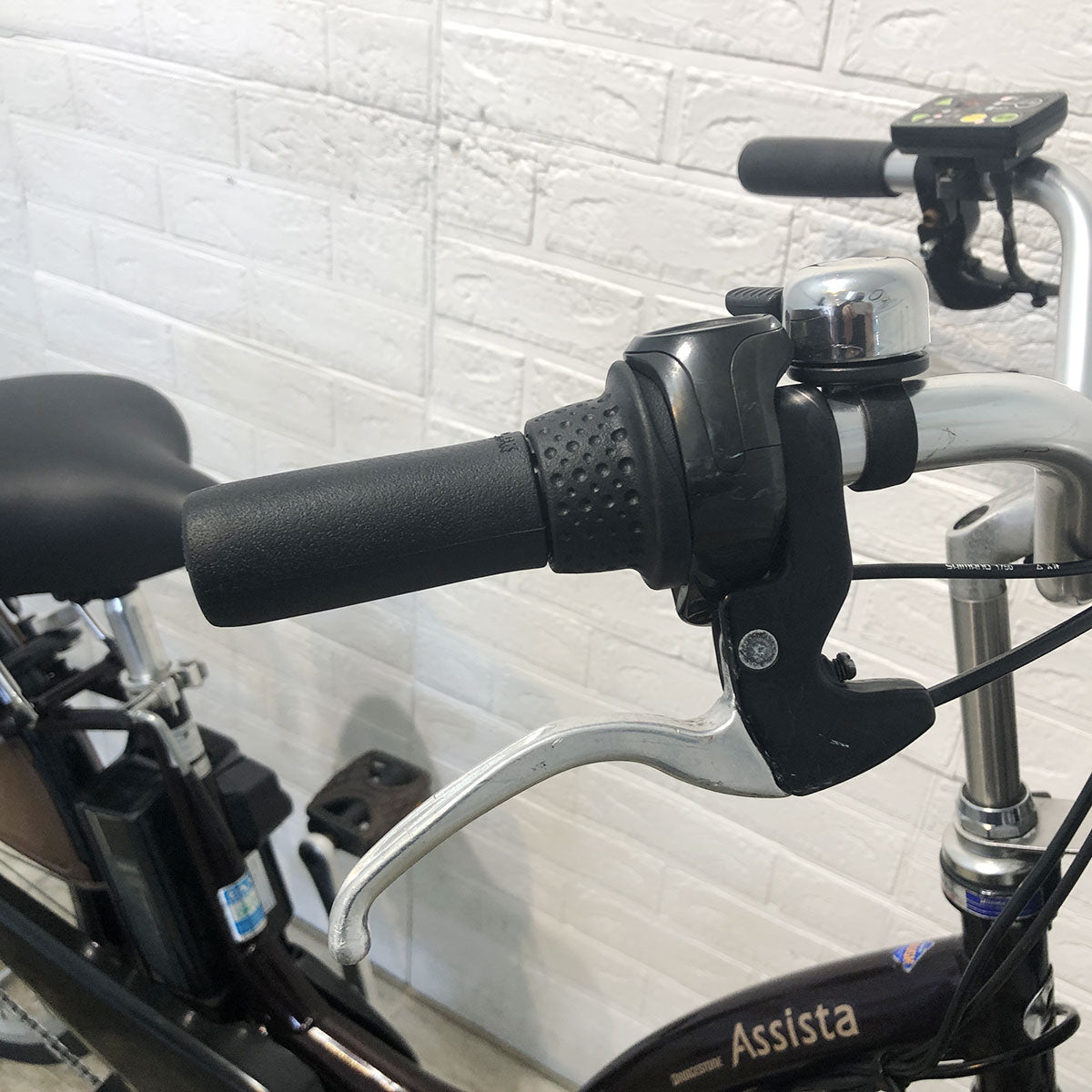 中古電動自転車 ブリヂストン アシスタ DX ブラウン 26インチ YE096