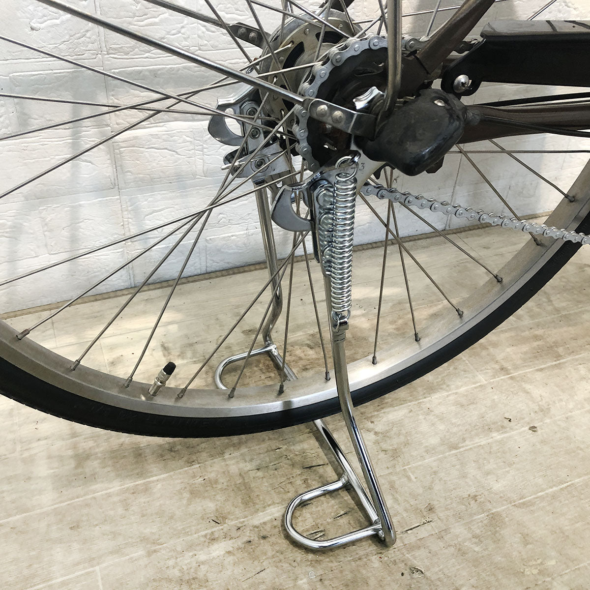 中古電動自転車 訳あり パナソニック ビビ DX ブラウン 26インチ YE098