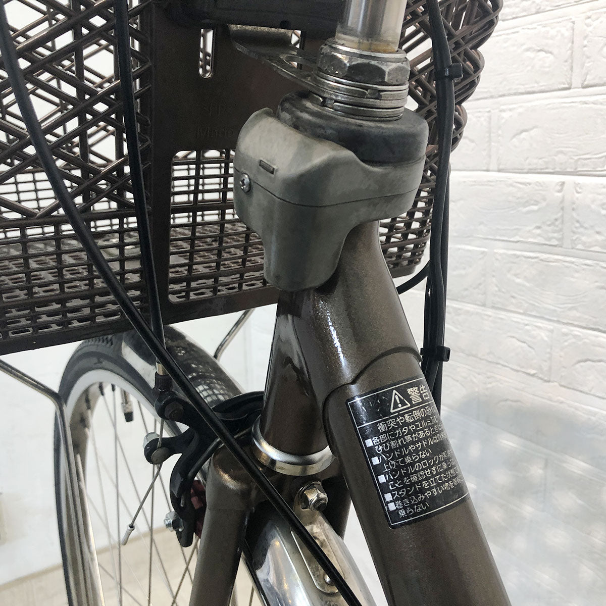 中古電動自転車 訳あり パナソニック ビビ DX ブラウン 26インチ YE098