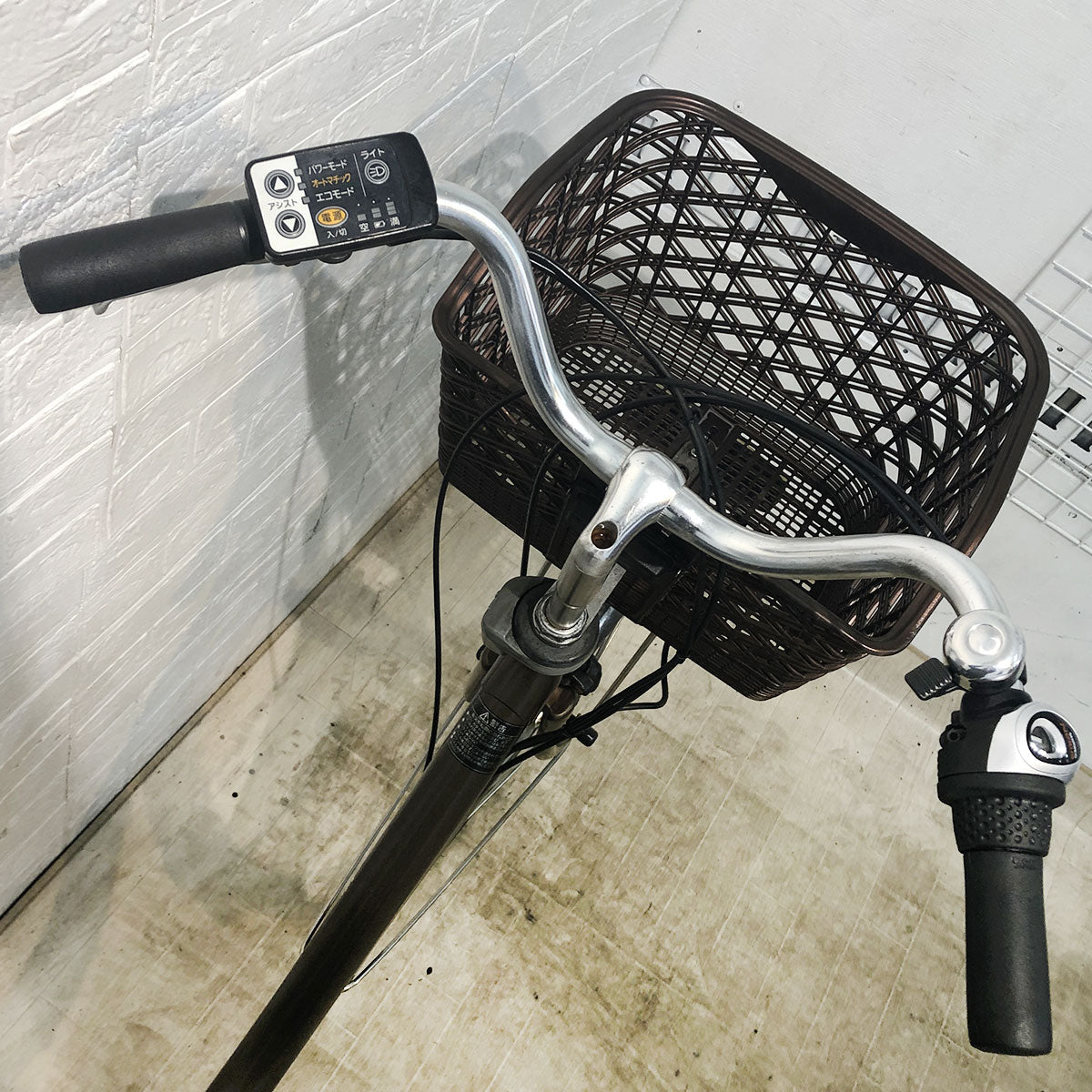 中古電動自転車 訳あり パナソニック ビビ DX ブラウン 26インチ YE098