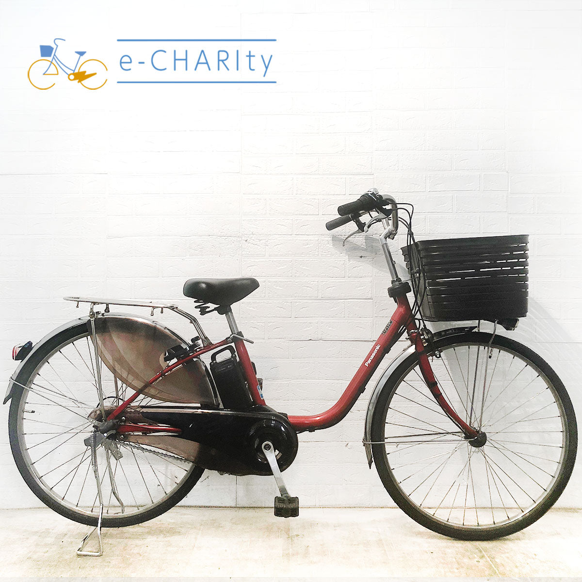(chariyoshy 出品)26インチ自転車　レッド chariyoshy出品)26インチ自転車赤色、オートライト付き (chariyoshy