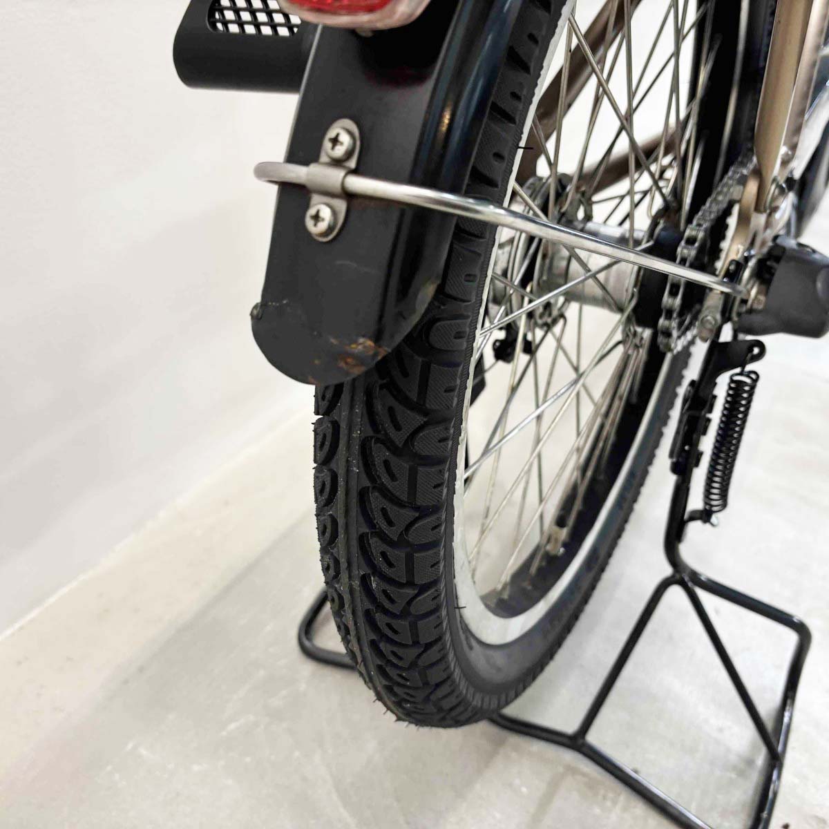 中古電動自転車 ブリヂストン アンジェリーノプティットe ベージュ 20インチ YJ145