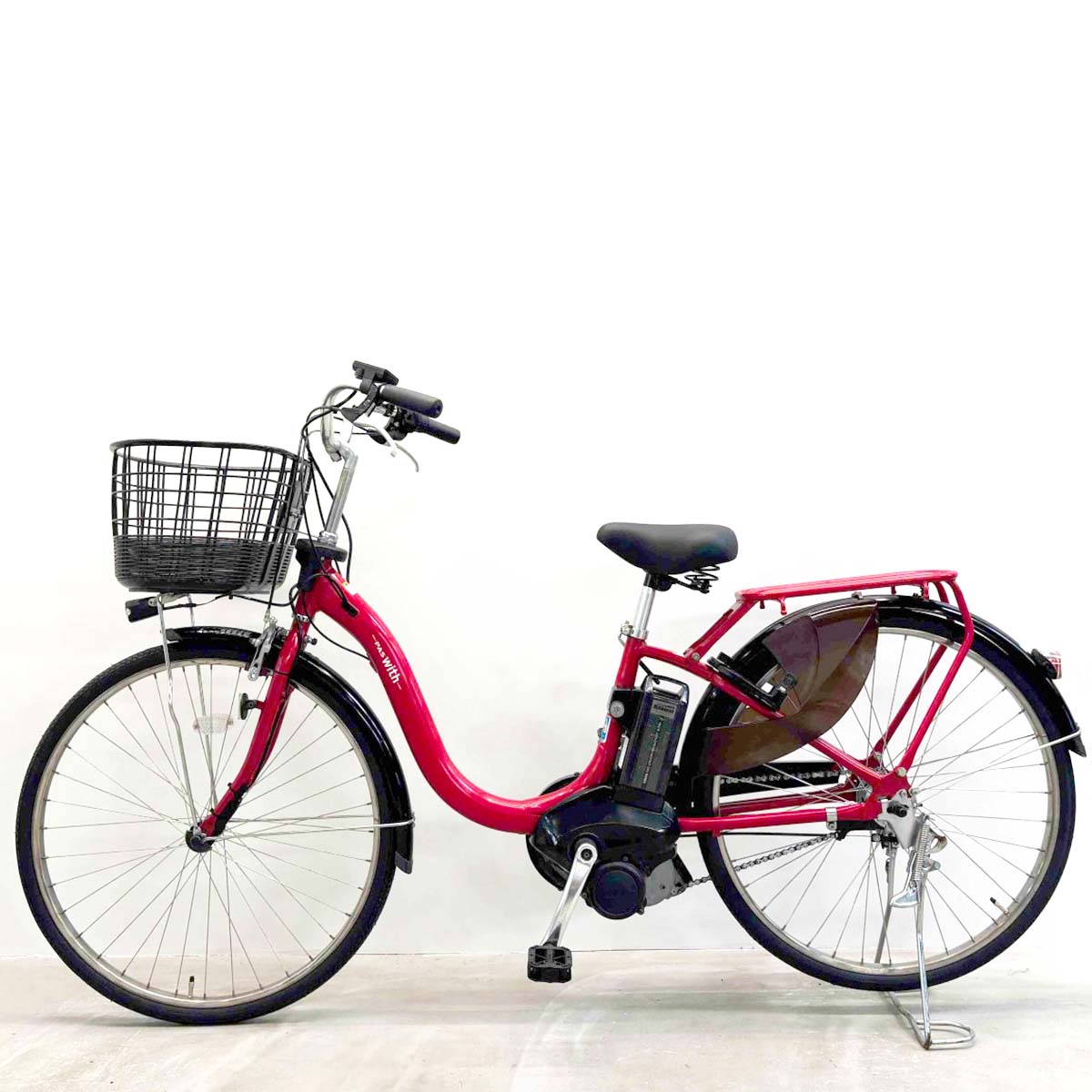 ヤマハ PAS ウィズ レッド 26インチ YJ148 【中古車】