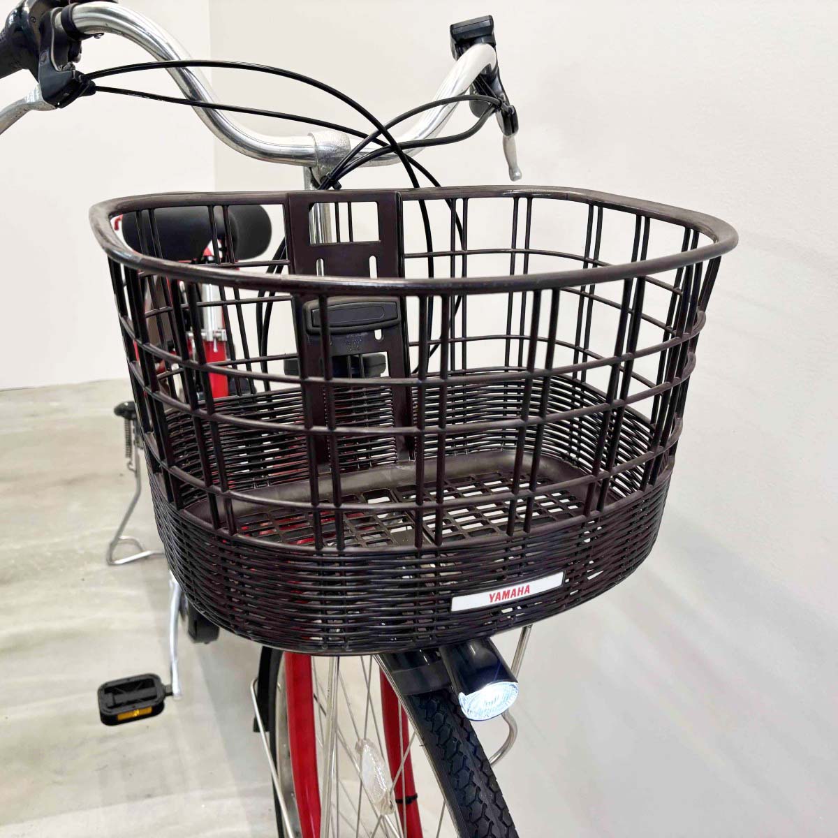 中古電動自転車 ヤマハ PAS ウィズ レッド 26インチ YJ148