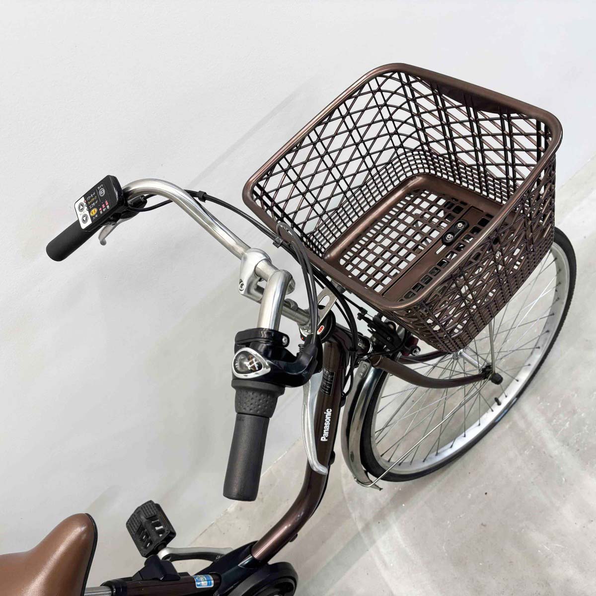 中古電動自転車 パナソニック ビビSX ブラウン 26インチ YJ149