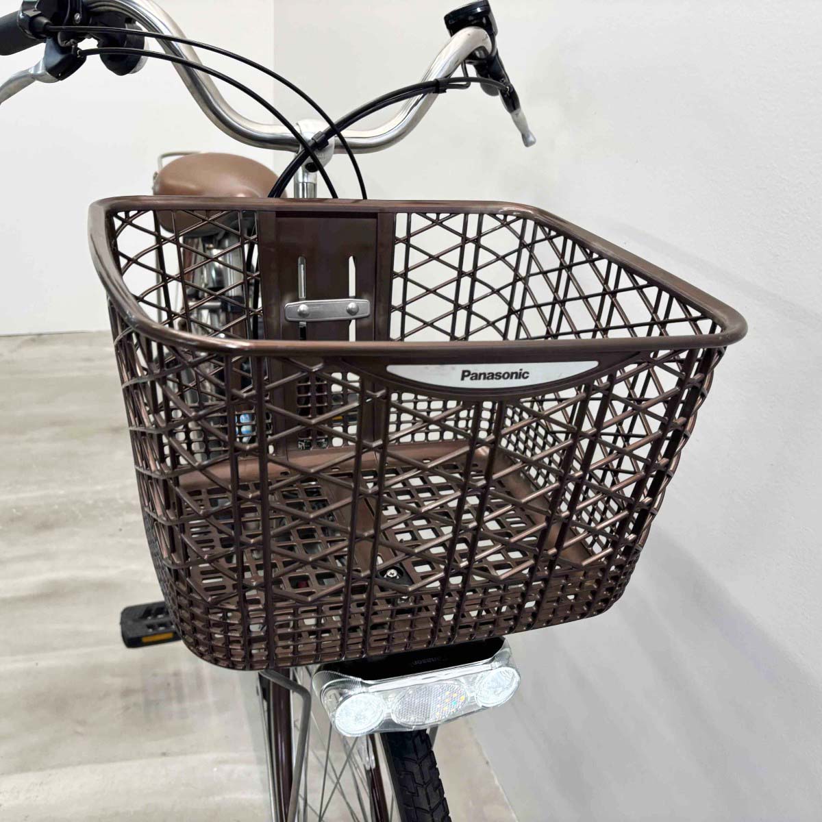中古電動自転車 パナソニック ビビSX ブラウン 26インチ YJ149