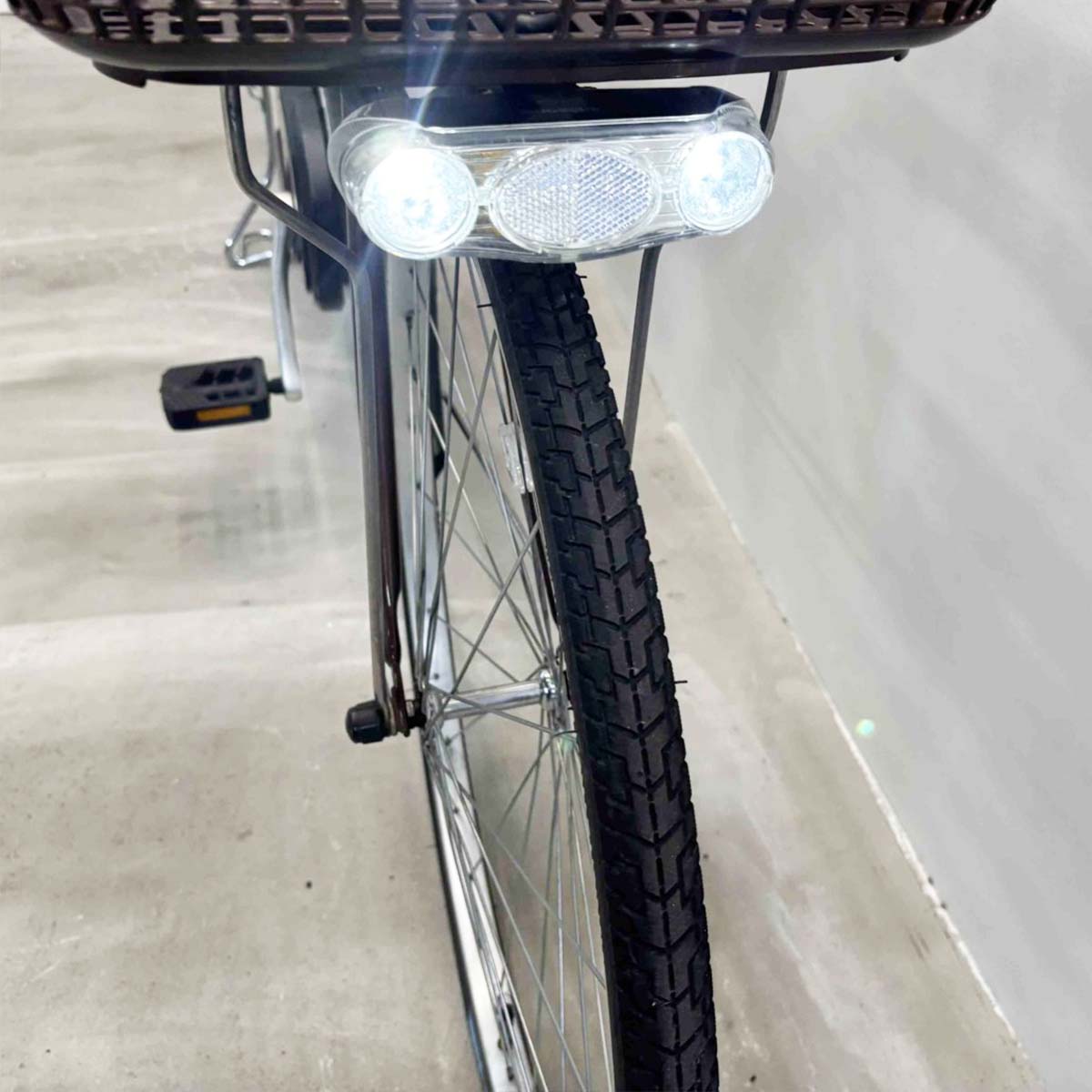 中古電動自転車 パナソニック ビビSX ブラウン 26インチ YJ149