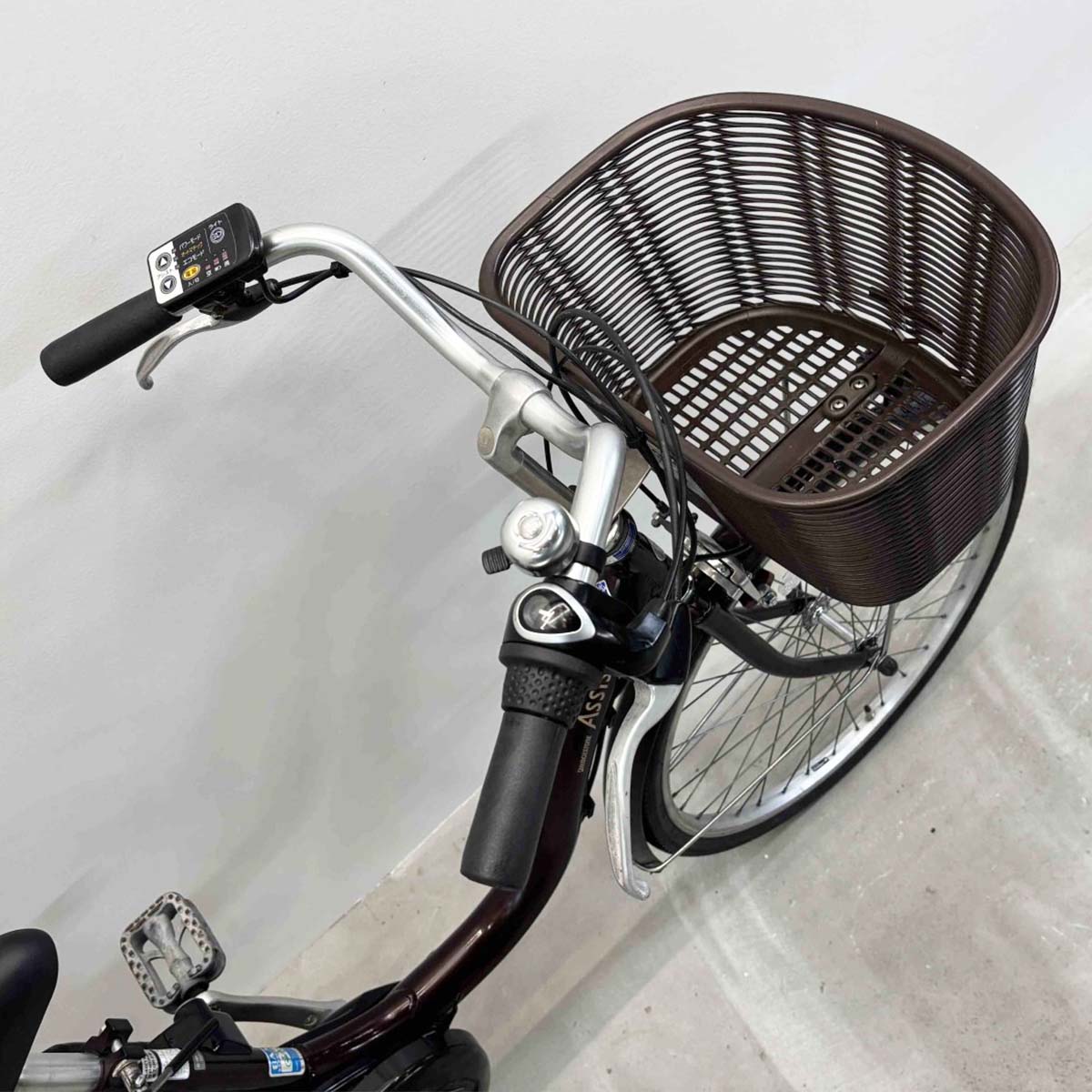 中古電動自転車 ブリヂストン アシスタベーシック ブラウン 24インチ YJ150