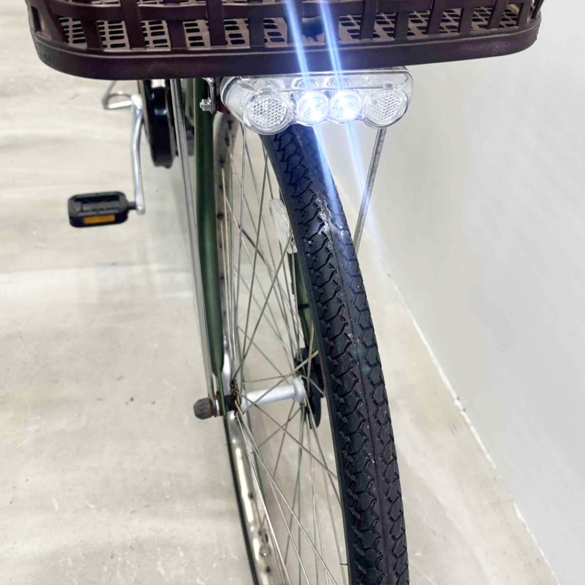 中古電動自転車 ヤマハ PAS ナチュラM グリーン 26インチ YJ152