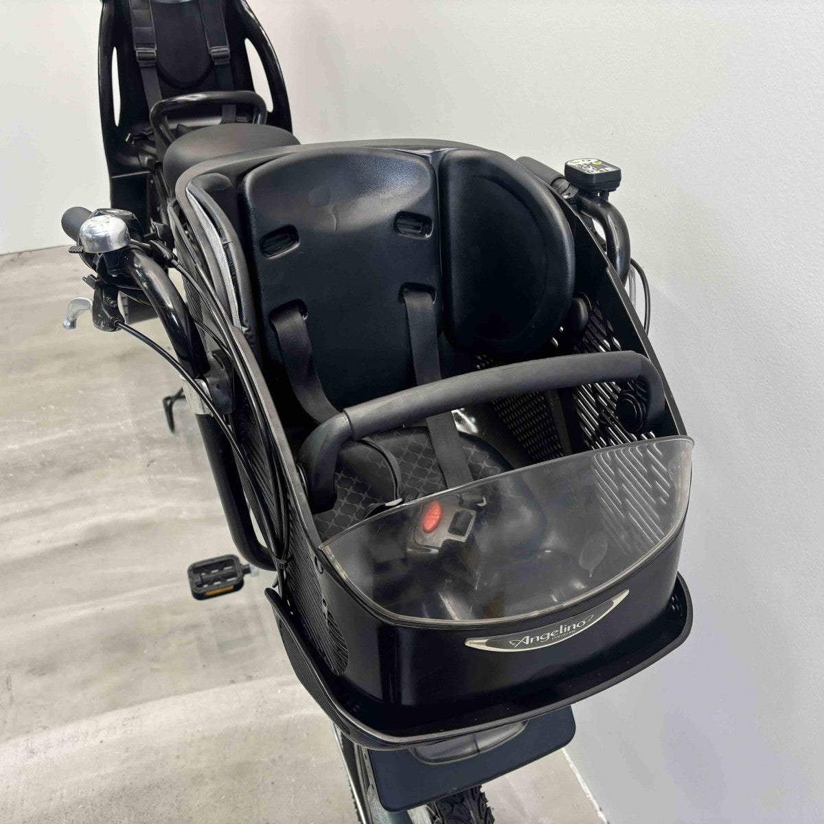 中古電動自転車 ブリヂストン アンジェリーノプティットe カーキ 20インチ YK003