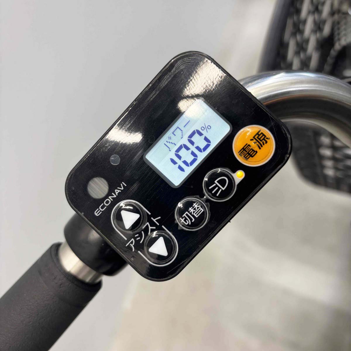 中古電動自転車 パナソニック ビビEX ブルー 26インチ YK005