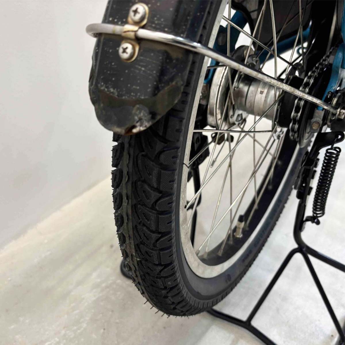 ブリヂストン アンジェリーノプティットe ブルー 20インチ YK013 【中古車】