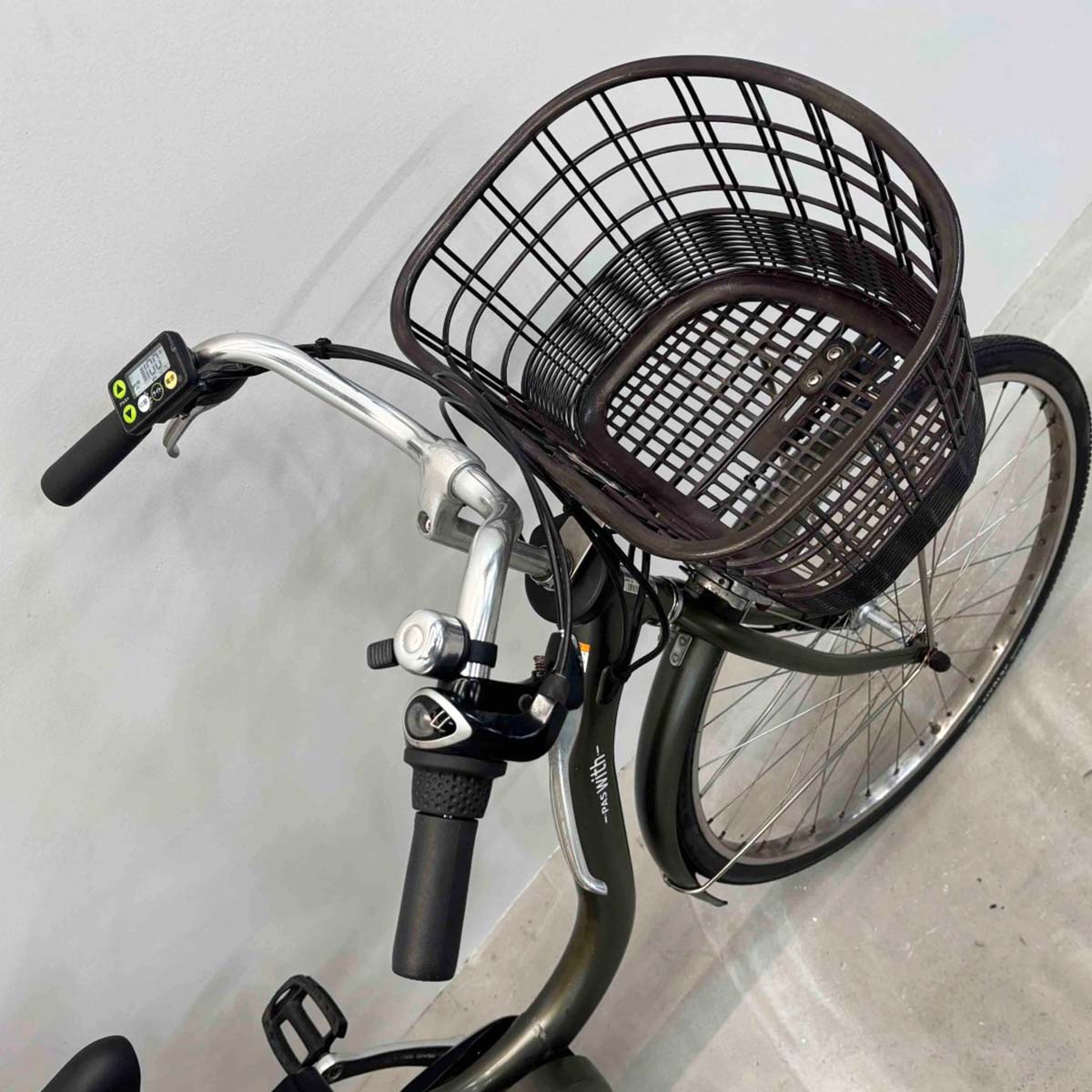中古電動自転車 ヤマハ PAS ウィズ グリーン 26インチ YK015