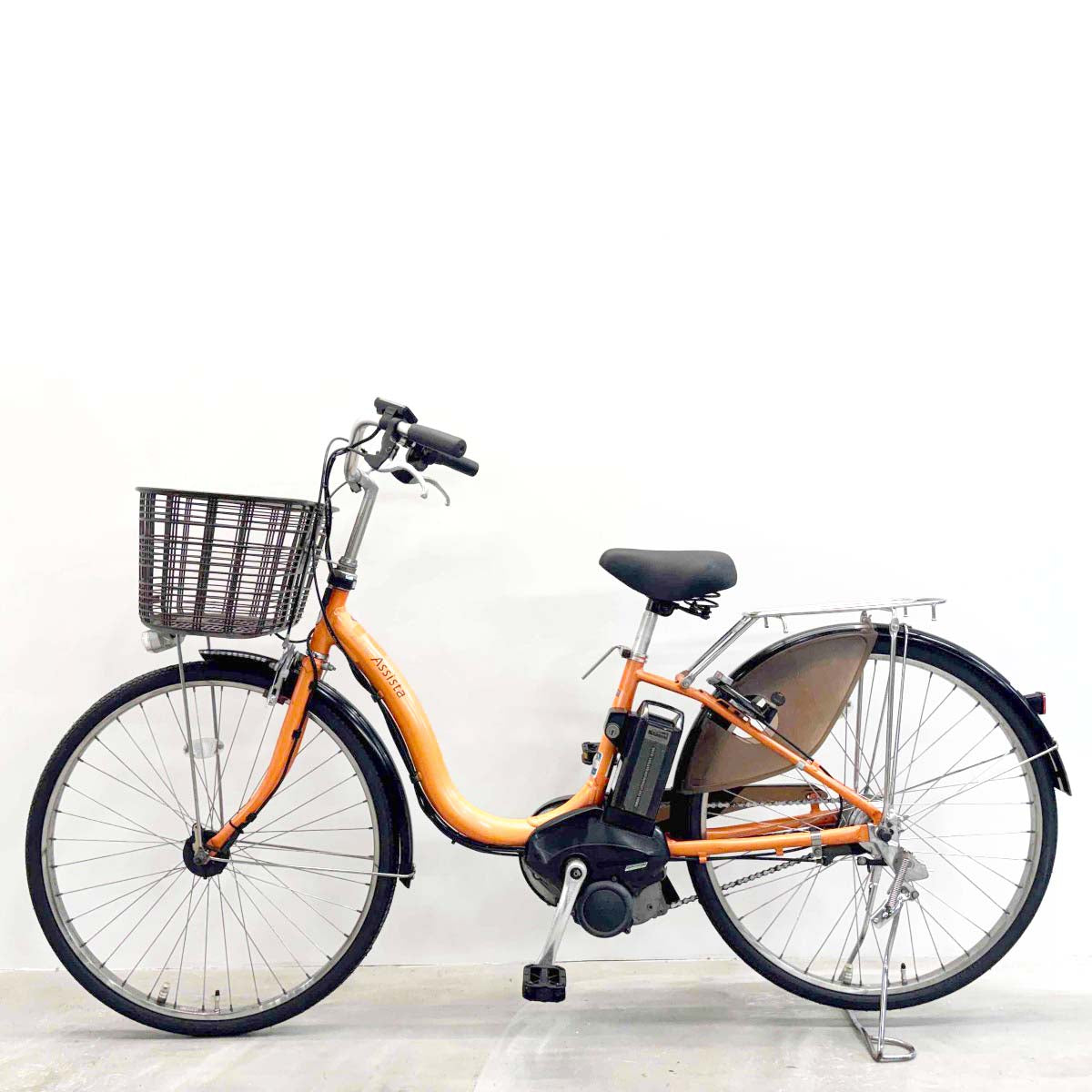 ブリヂストン アシスタ ロイヤル オレンジ ホワイト 26インチ YK016 【中古車】