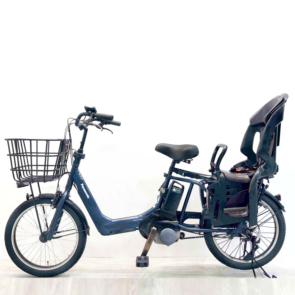 中古電動自転車 パナソニック ギュットアニーズDX ネイビー 20インチ YK019