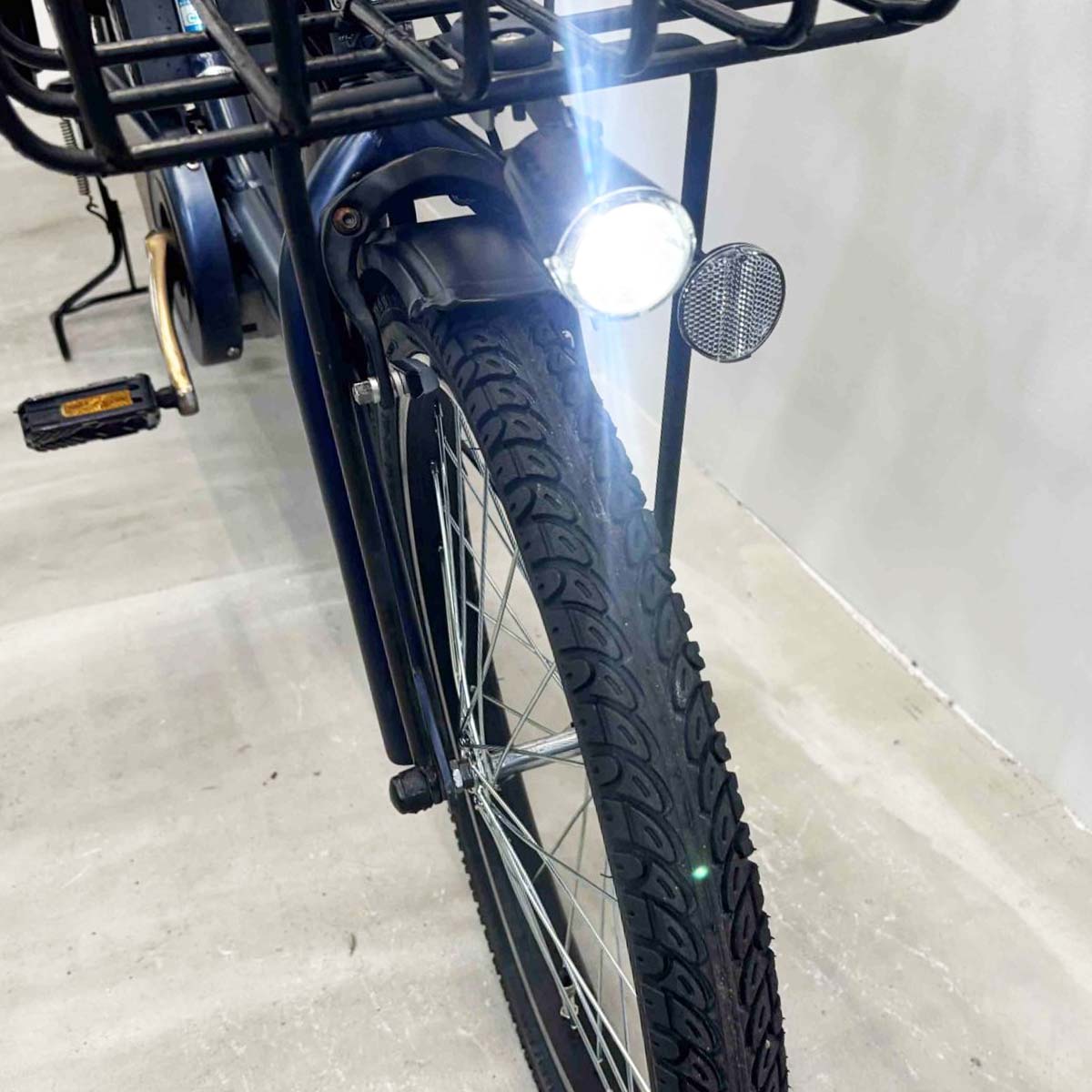 中古電動自転車 パナソニック ギュットアニーズDX ネイビー 20インチ YK019