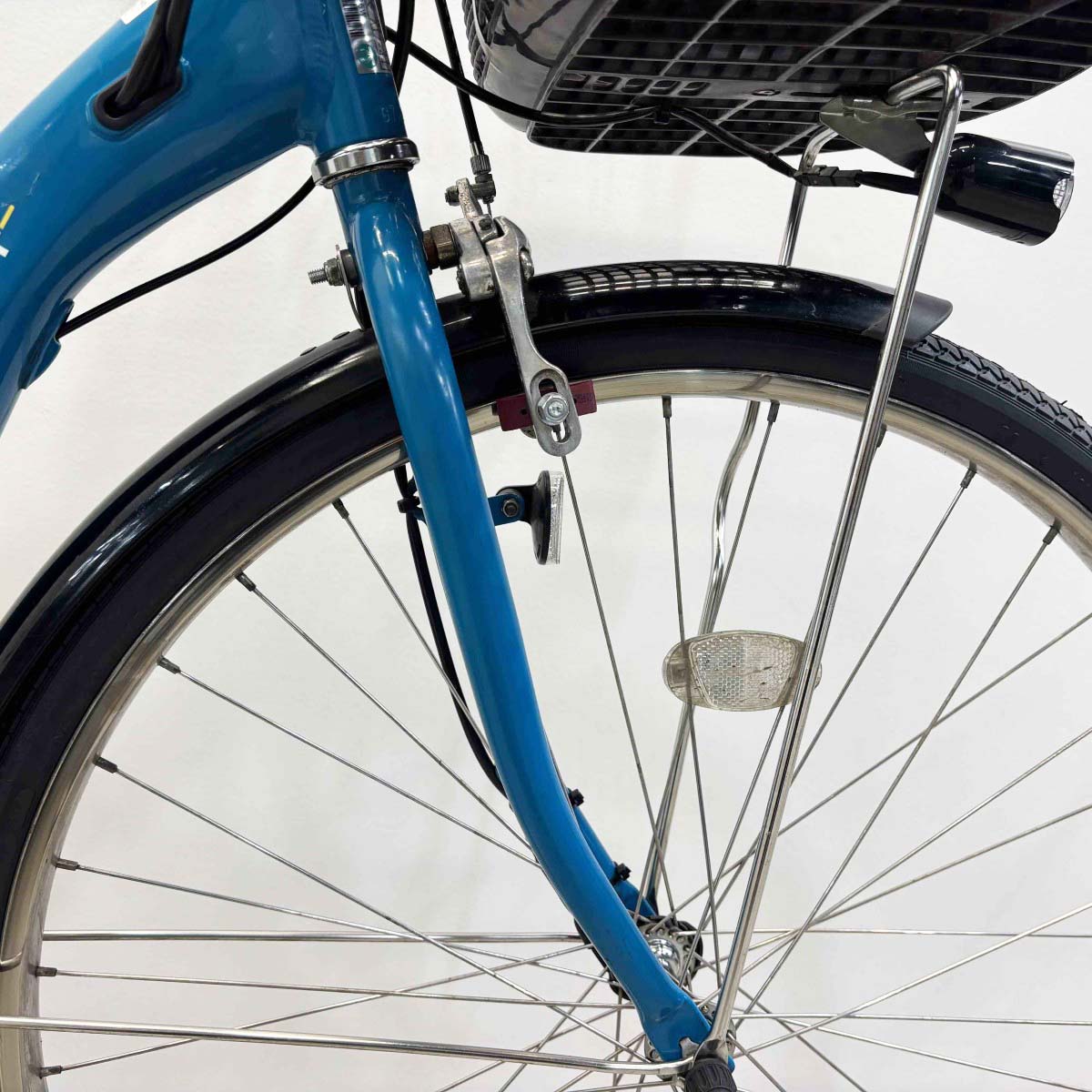 中古電動自転車 ヤマハ PAS ウィズ ブルー 26インチ YK020