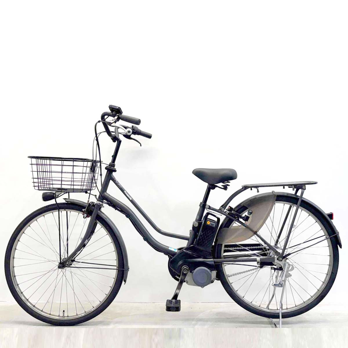 中古電動自転車 パナソニック ティモ I グレー 26インチ YK021