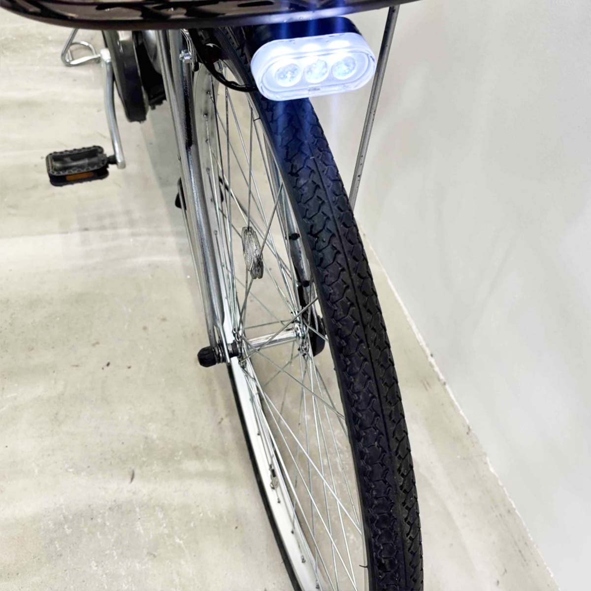中古電動自転車 ヤマハ PAS チア シルバー 26インチ YK027