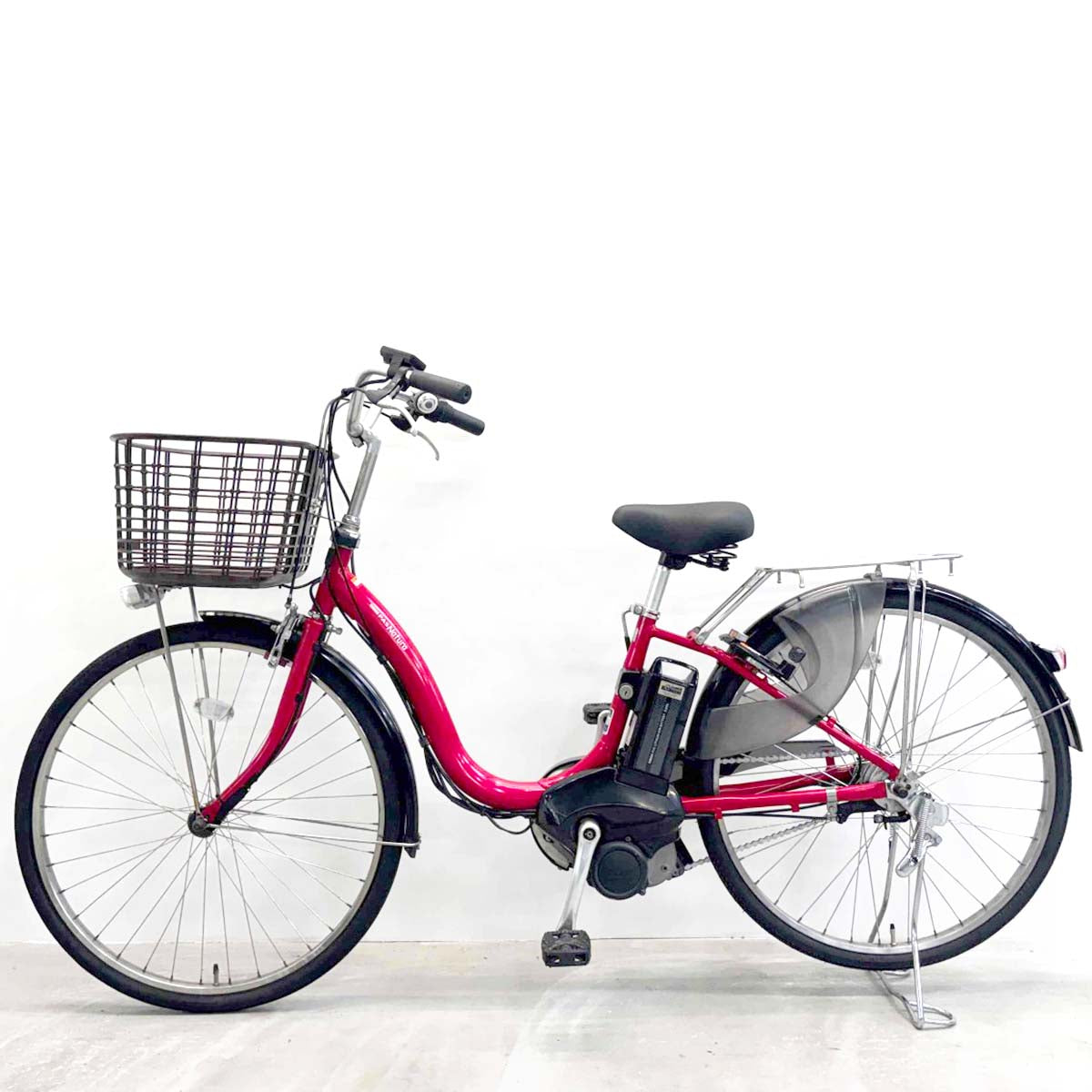 中古電動自転車 ヤマハ PAS ナチュラXL レッド 26インチ YK033