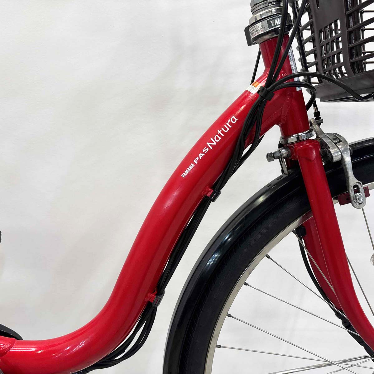 中古電動自転車 ヤマハ PAS ナチュラXL レッド 26インチ YK033