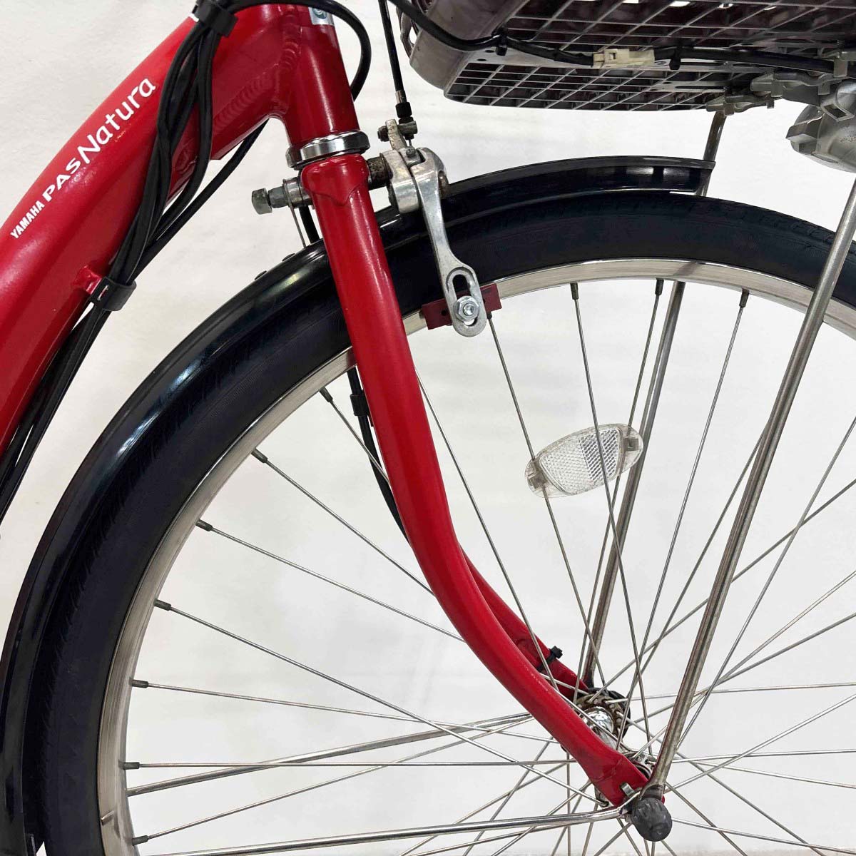 中古電動自転車 ヤマハ PAS ナチュラXL レッド 26インチ YK033