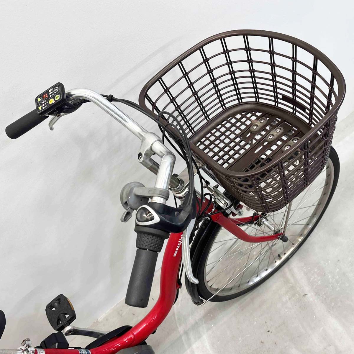 中古電動自転車 ヤマハ PAS ナチュラXL レッド 26インチ YK033