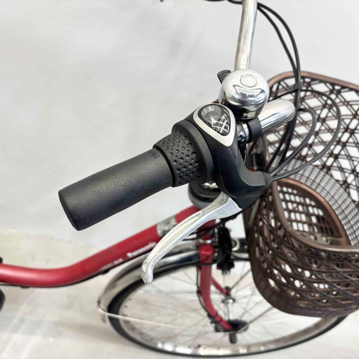 中古電動自転車 パナソニック ビビDX レッド 26インチ YK034
