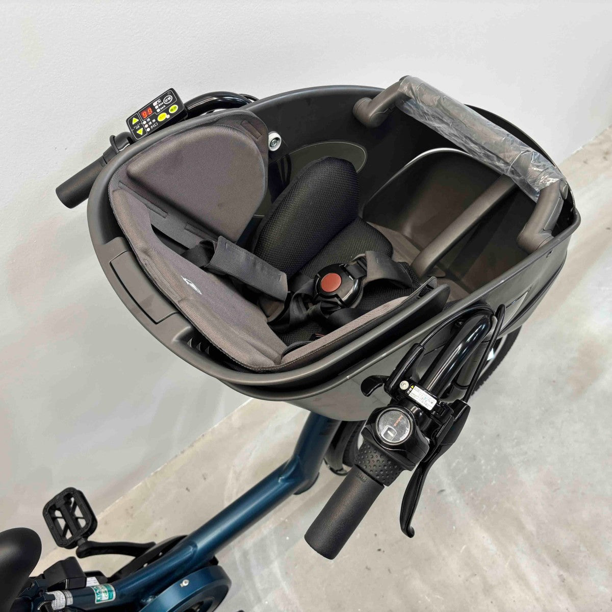 中古電動自転車 ブリヂストン ビッケポーラー ブルー 20インチ YK036