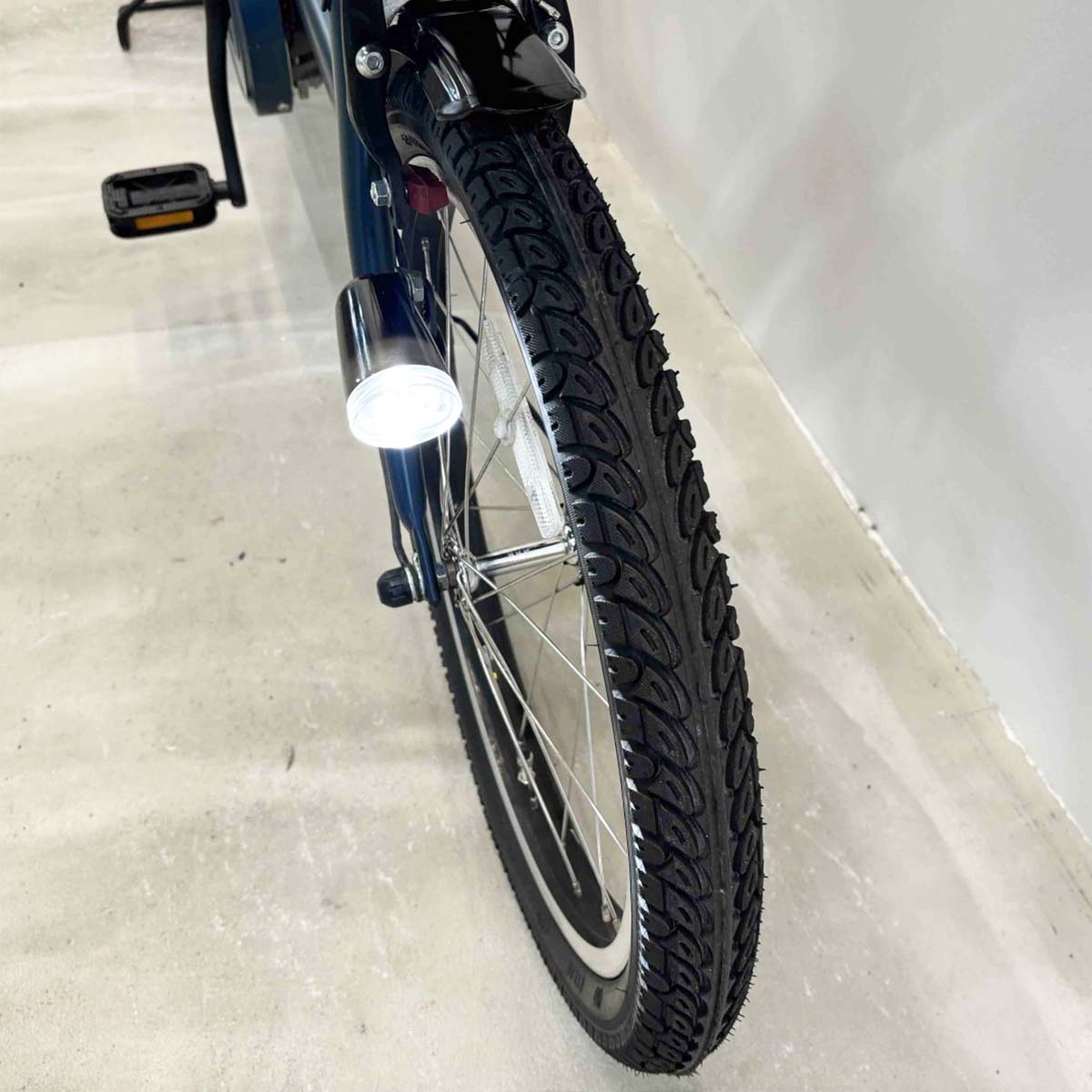 中古電動自転車 ブリヂストン ビッケポーラー ブルー 20インチ YK036