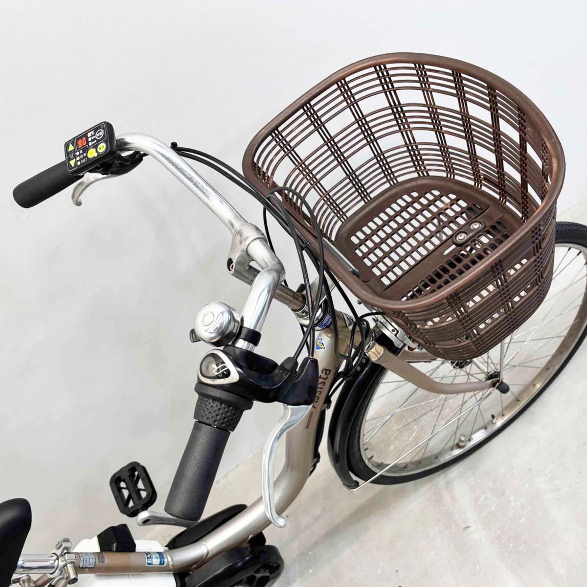 中古電動自転車 ブリヂストン アシスタDX ゴールド 26インチ YK037