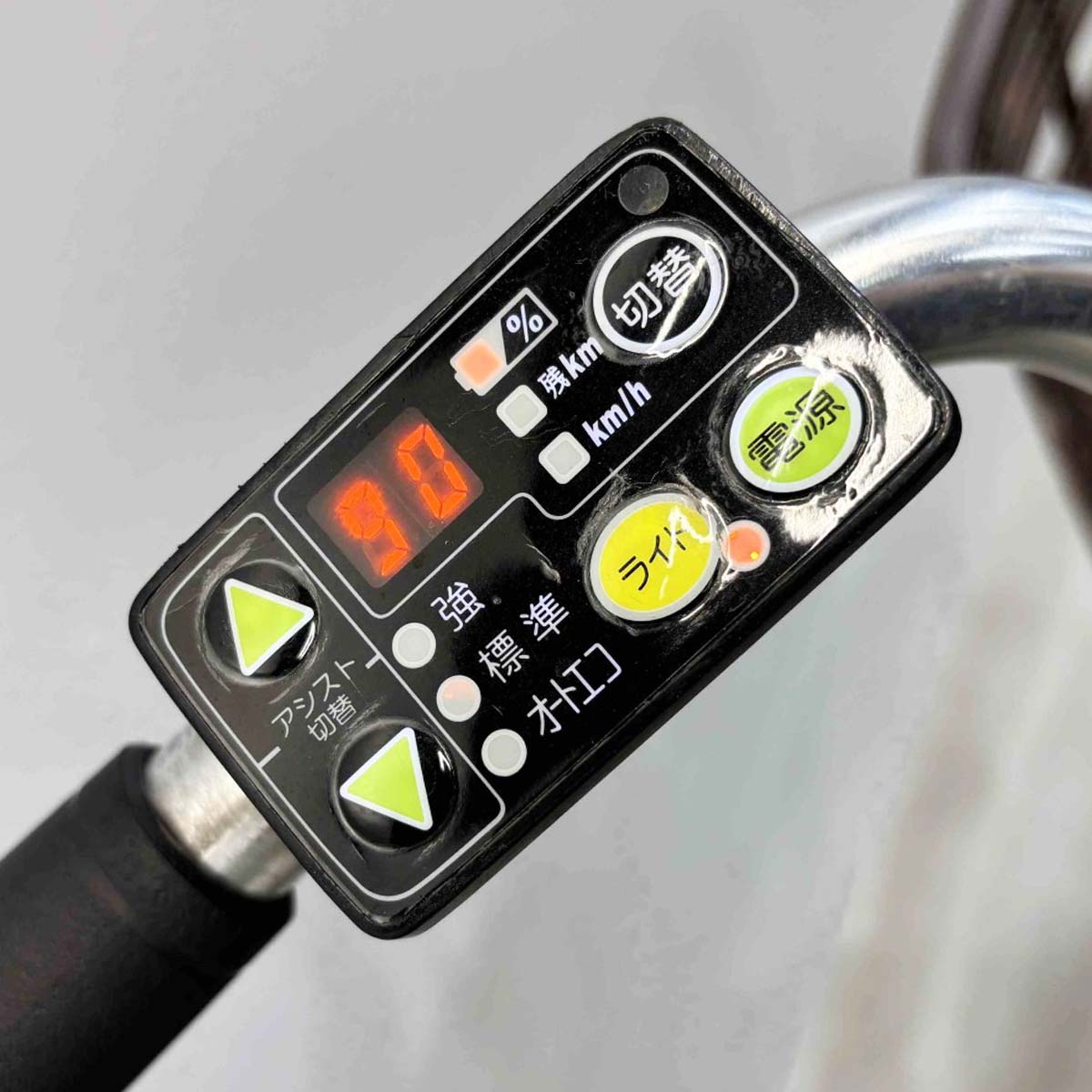 中古電動自転車 ブリヂストン アシスタDX ゴールド 26インチ YK037