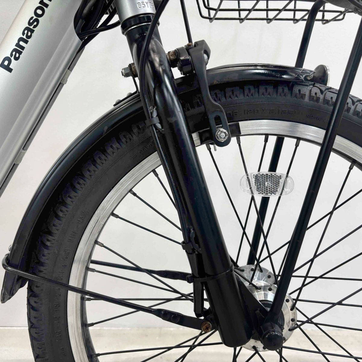 中古電動自転車 パナソニック ギュットアニーズ シルバー 20インチ YK039