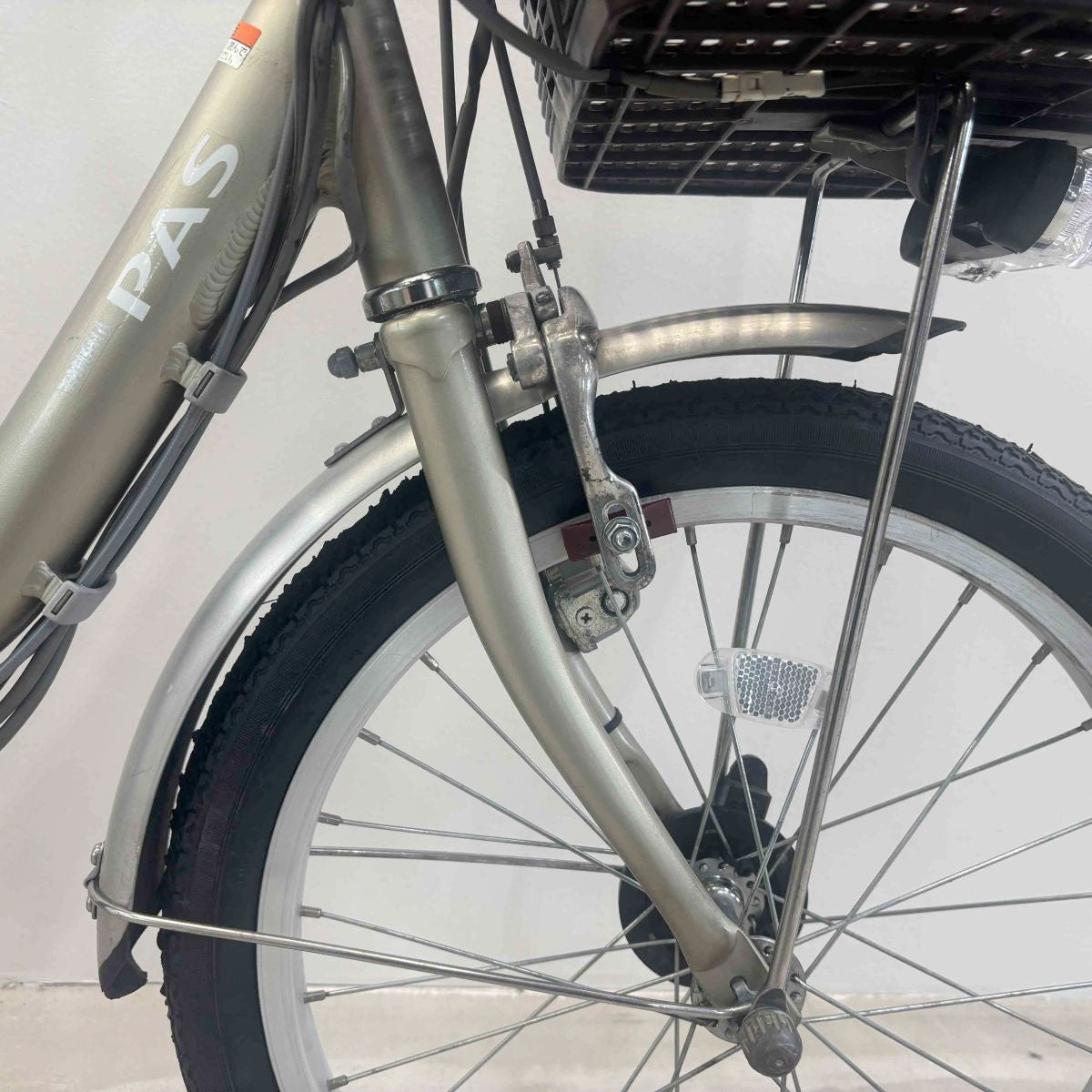 中古電動自転車 ヤマハ PAS ワゴン ゴールド 18×16インチ YK041