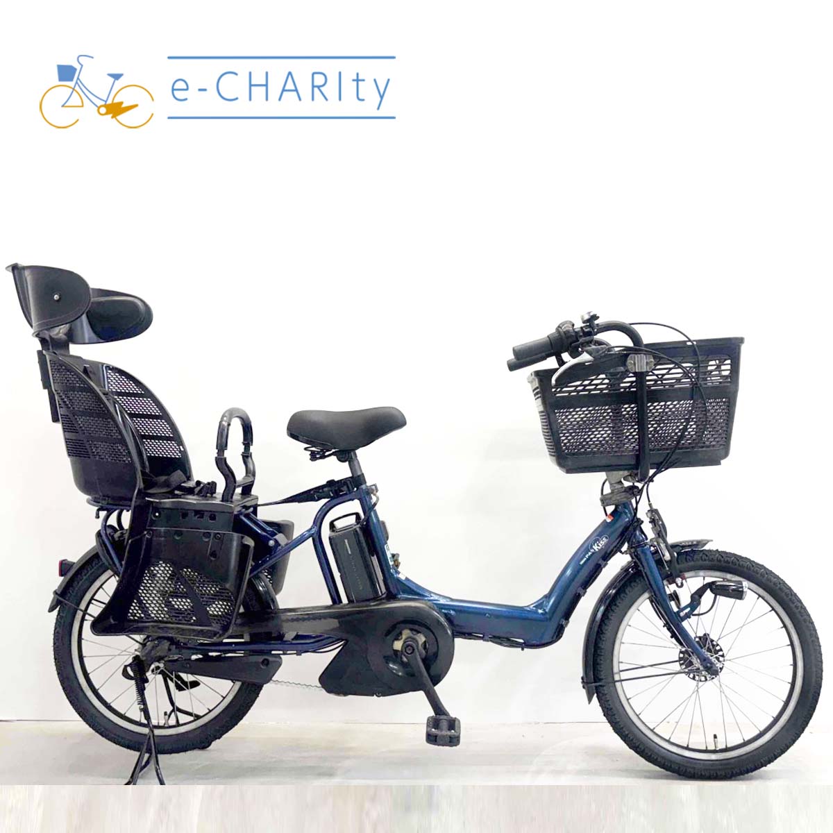 中古電動自転車 ヤマハ PAS キッスミニ ブルー 20インチ YK042