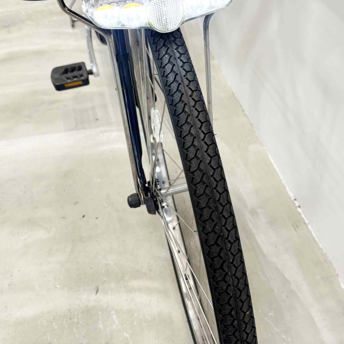 中古電動自転車 パナソニック ビビDX ブルー 26インチ YK043