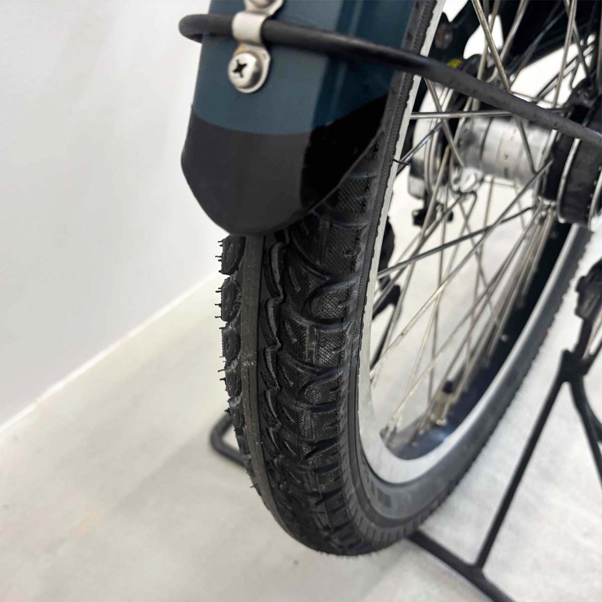 中古電動自転車 ブリヂストン ビッケグリ グリーン 24×20インチ YK045