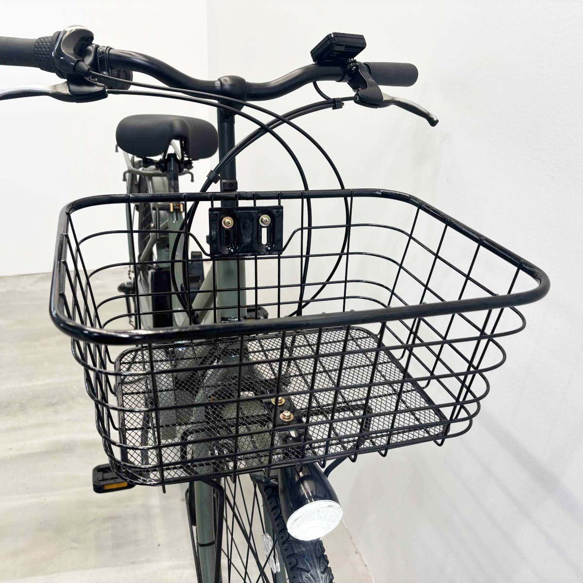 中古電動自転車 パナソニック ティモS カーキ 26インチ YK046