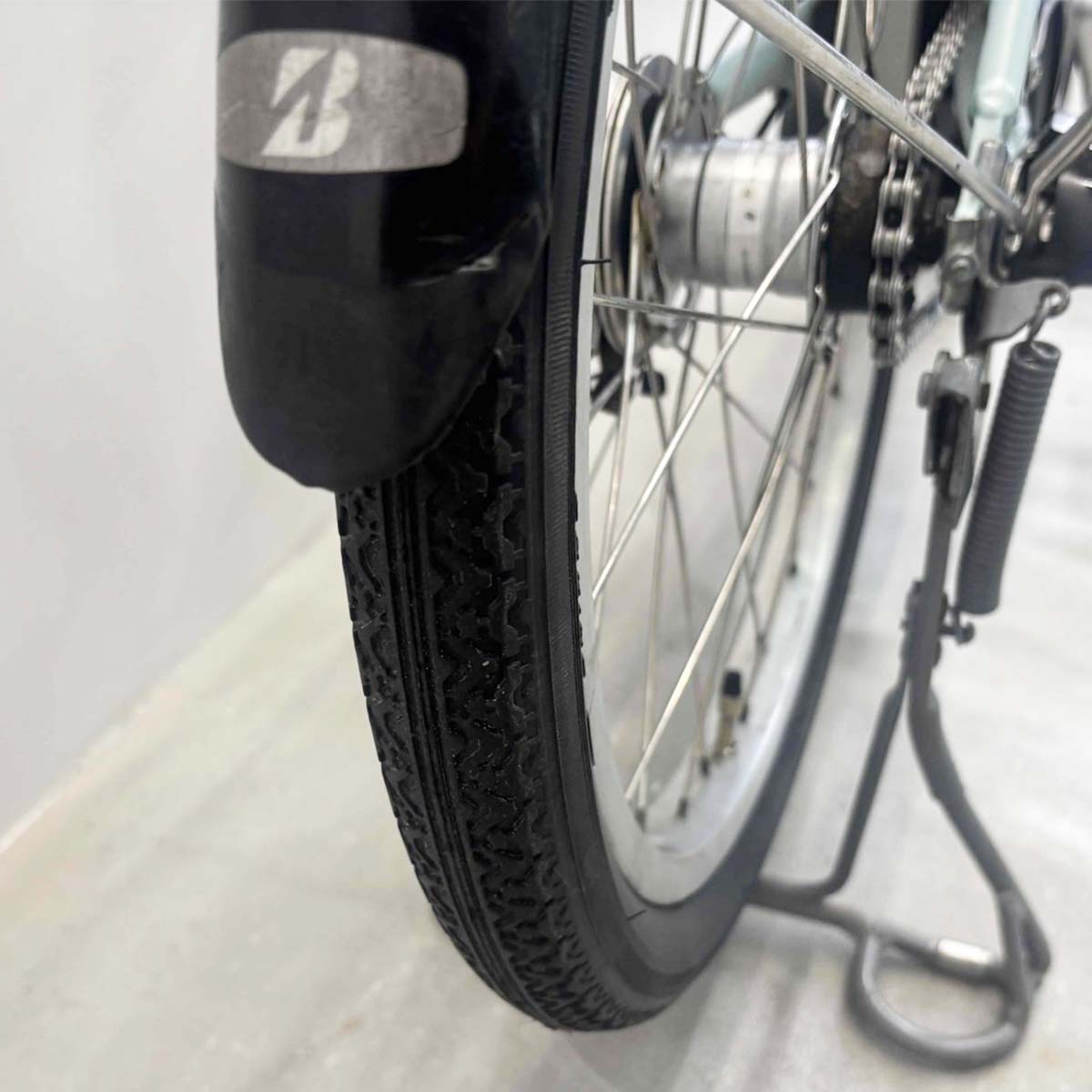ブリヂストン アシスタユニ ブルー 20インチ YK047 【中古車】