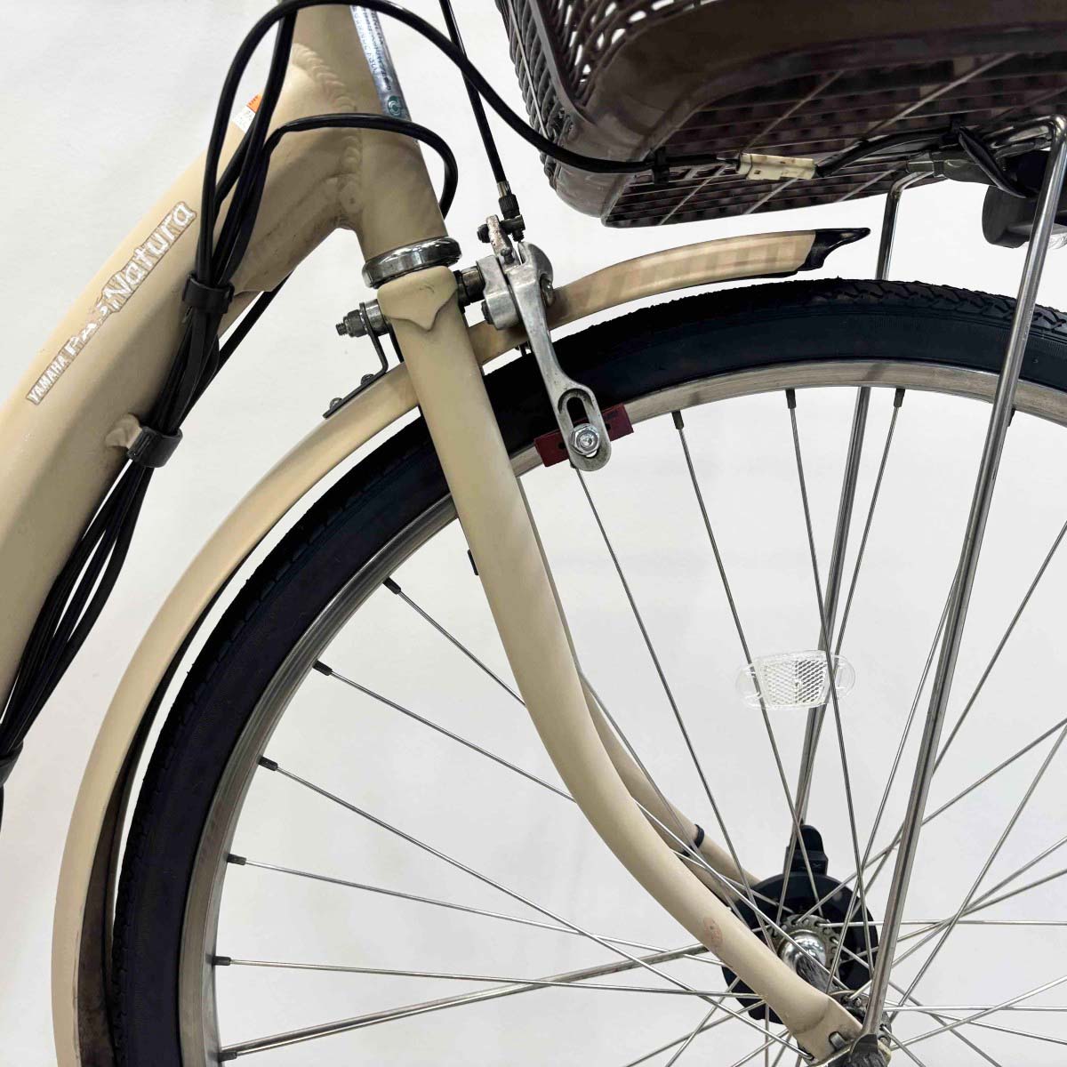 中古電動自転車 ヤマハ PAS ナチュラL DX ベージュ 26インチ YK050