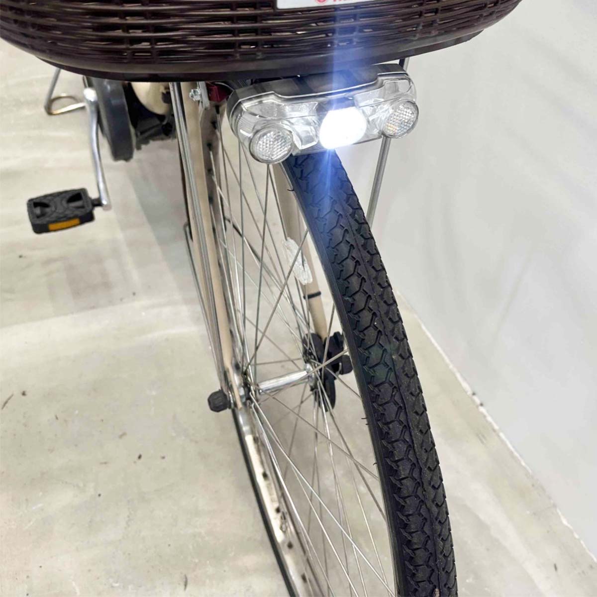 中古電動自転車 ヤマハ PAS ナチュラL DX ベージュ 26インチ YK050