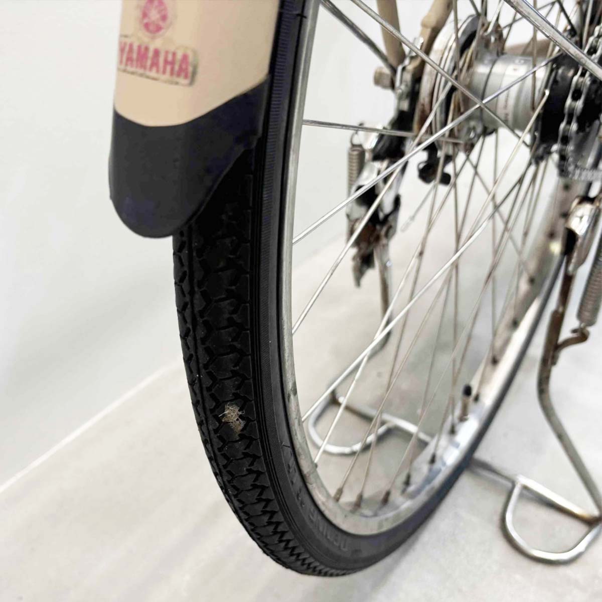 中古電動自転車 ヤマハ PAS ナチュラL DX ベージュ 26インチ YK050