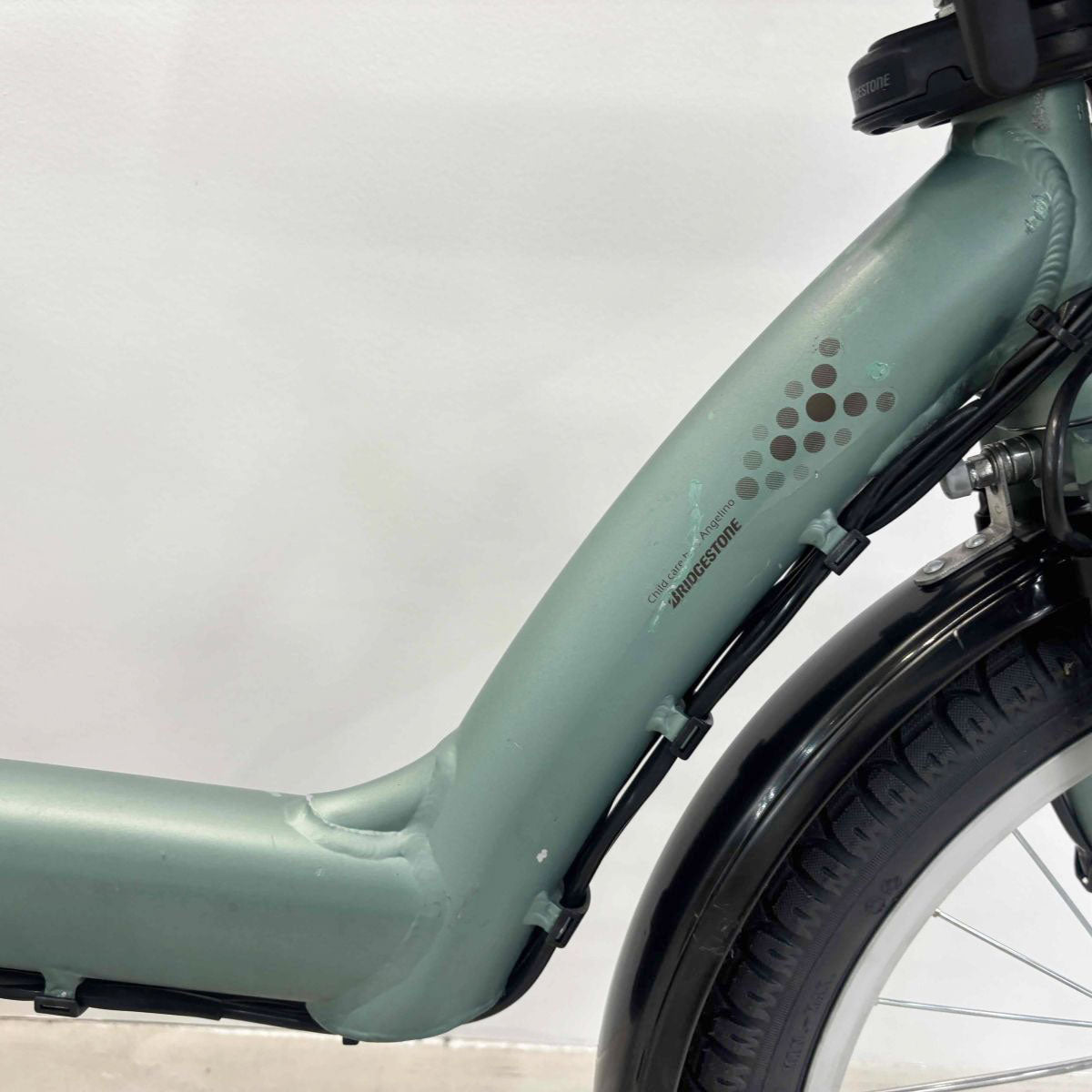 中古電動自転車 ブリヂストン アンジェリーノプティットe グリーン 20インチ YK054