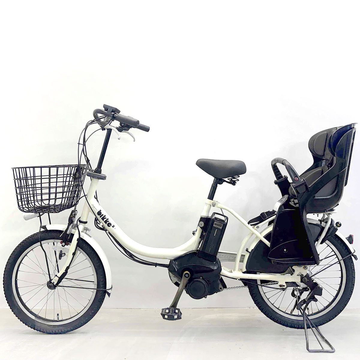ブリヂストン ビッケ2e ホワイト 20インチ YK055 【中古車】