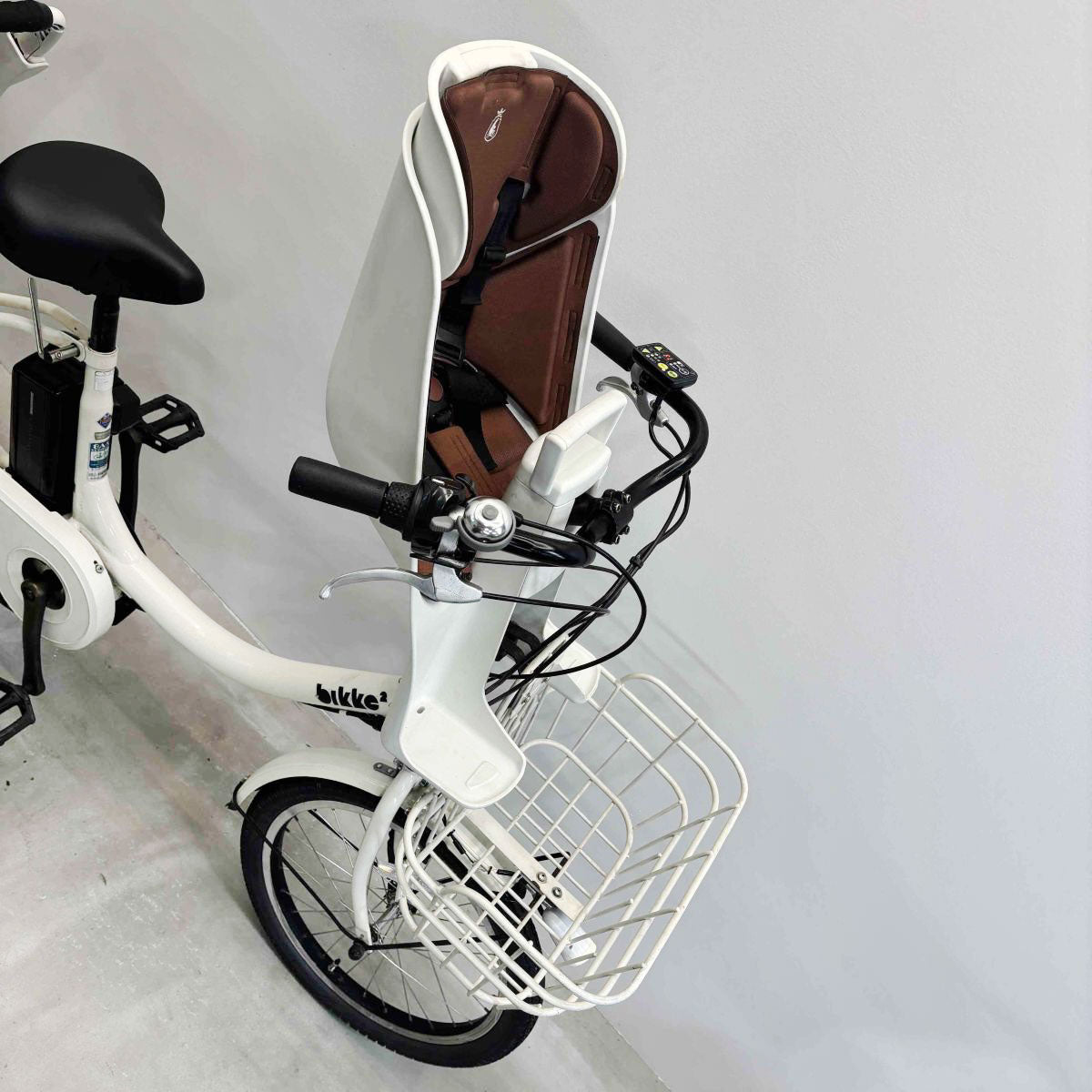 中古電動自転車 ブリヂストン ビッケ2e ホワイト 20インチ YK056