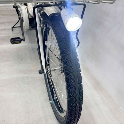 ブリヂストン ビッケ2e ホワイト 20インチ YK056 【中古車】