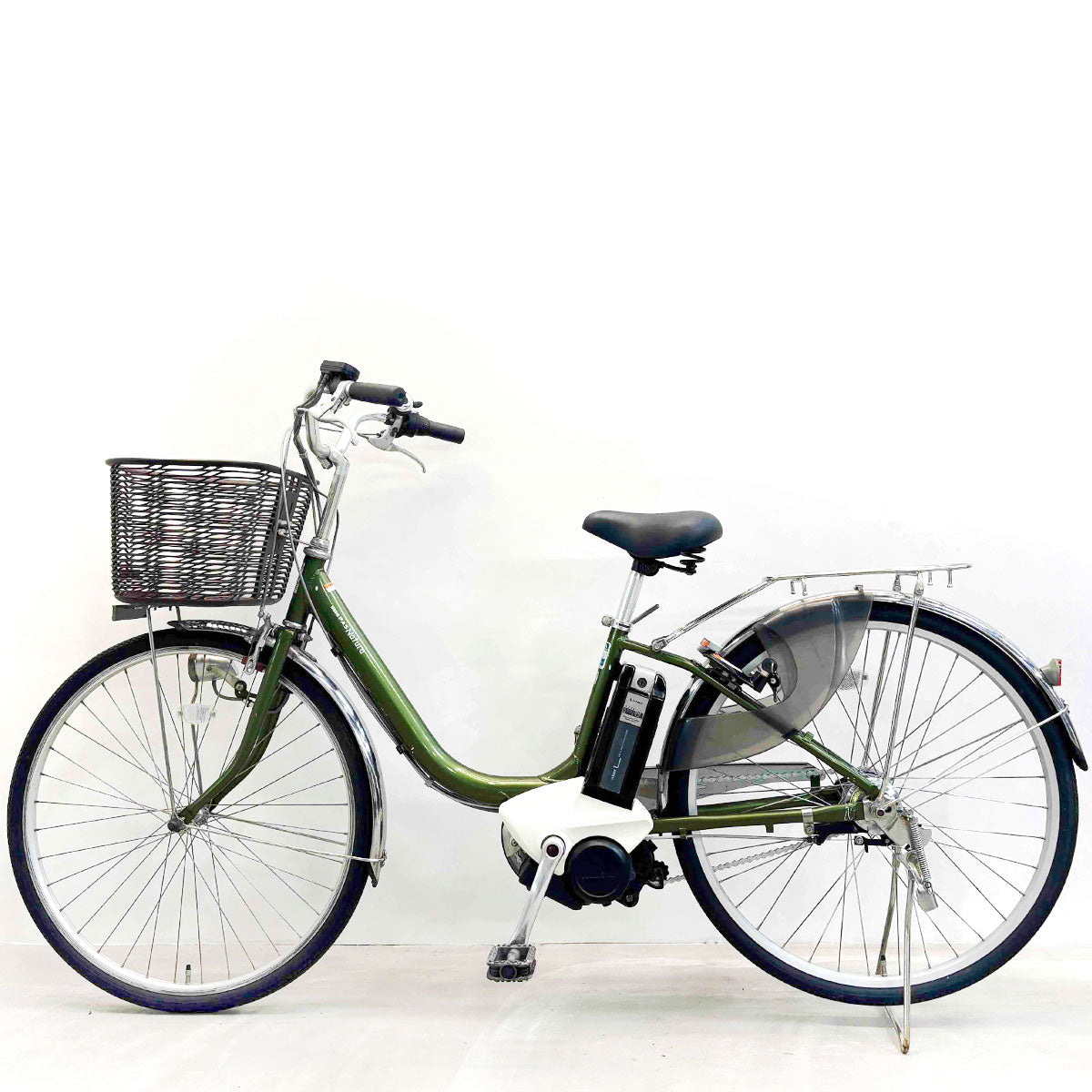 中古電動自転車 ヤマハ PAS ナチュラT グリーン 26インチ YK058