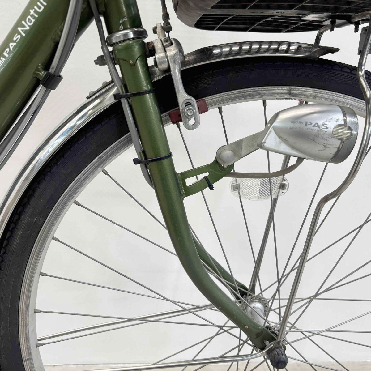 中古電動自転車 ヤマハ PAS ナチュラT グリーン 26インチ YK058